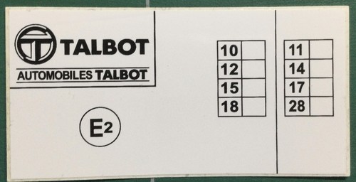 Autocollant compartiment - autocollant,