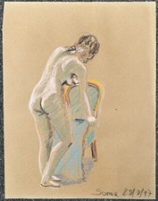 Grand Dessin Original Pastel