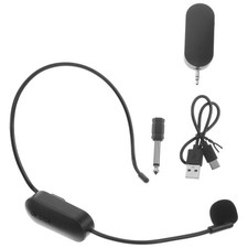  Micro Professionnel Sans Fil Casque Audio Accessoire Amplificateur Vocal