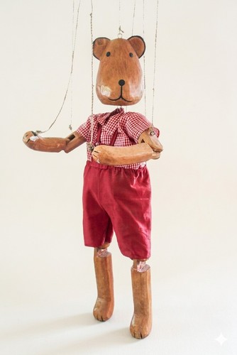 Grande marionnette pantin