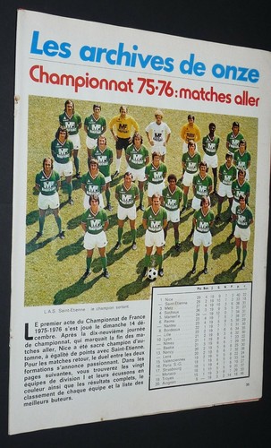 Football supplement onze - supplement,