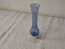 Vase en verre Tulipier bleu 20