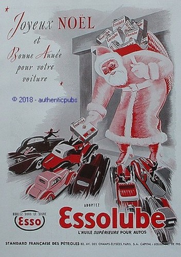 Publicite essolube esso huile - publicite,