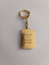 Porte clés Automobile Huile POLAROIL Ourson Sté Des Huiles Keychain Vintage 60'