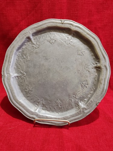 Assiette plat ancien en - 🍀assiette,