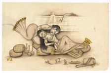 Peinture miniature nues - de,