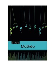 CARNET MATHEO MUSIQUE,48P,A5