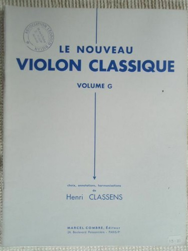 Partition nouveau violon - nouveau,