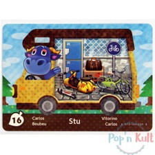 Carte Amiibo Animal Crossing 16 Beubeu / Stu [EUR] Welcome Amiibo Near Mint