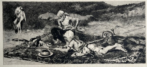 Fortuny boilvin gravure eau - boilvin,