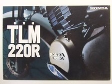 Catalogue Honda TLM220R Moto