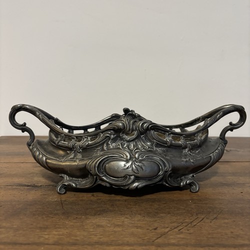 Jardinière bronze argenté - jardinière,