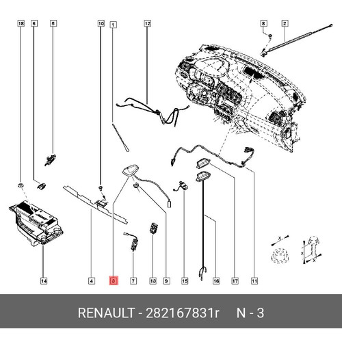 Antenne toit originale - antenne,