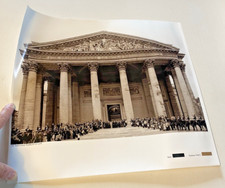 Photo argentique F. MITTERAND Panthéon  - 41 x 35 cm - Bel Etat