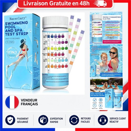 Bandelettes test piscine - bandelettes, et