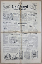 Le CANARD ENCHAINE numéro