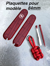 Neuf Côtes / Plaquettes  /  New Scales Original Swiss Victorinox 84mm - Rouge Tr