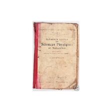 SCIENCES PHYSIQUES NATURELLE Hygiène Agriculture et Industrie illustrations 1923