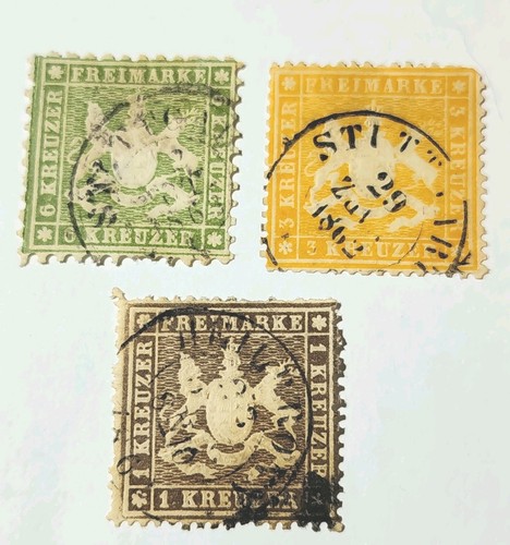 Timbre allemagne wurtemberg - timbre,