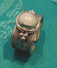 Beau Bague En Argent Tibétain