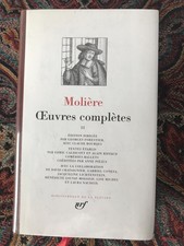 LA PLÉIADE      MOLIÈRE         OEUVRES  COMPLÈTES II       2010    NLLE ÉDITION