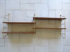ancienne étagère STRING grand module NISSE STRINNING tomado wall shelf 1960