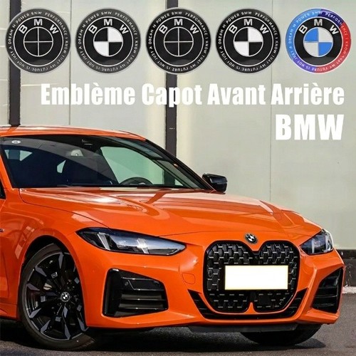 Emblème bmw fibre carbone - emblème,
