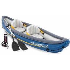 Intex 68389N Kayak Wyoming C2 2-Personen Canot 302x89x53cm Incl. Pagaie