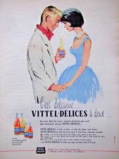 PUBLICITÉ PRESSE 1960 VITTEL