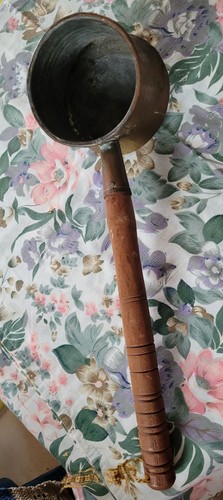 Ancienne louche cuivre - louche,