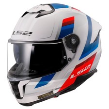 Casque Intégral Vintage LS2 FF808 Stream (Blanc/Bleu/Rouge) Taille: L (59)