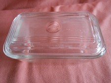 Ancien Beurrier en Verre DURALEX