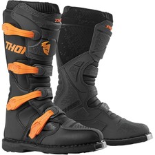 Thor Blitz XP Bottes Moto Motocross Enduro Bottes Gris/Orange