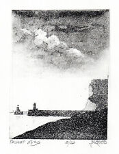 EAU-FORTE AQUATINTE originale 2023 "FECAMP 5h30" numérotée signée JMC2023