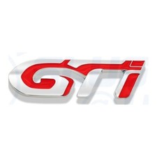 ⭐Emblème monogramme métal Autocollant GTI peugeot Coffre Aile 208 308 508 2008⭐