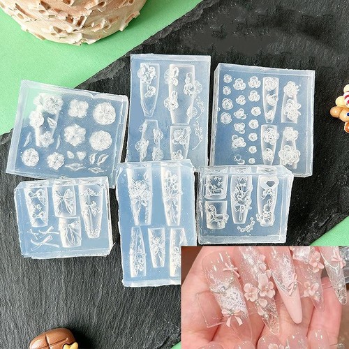 Moule ongles silicone - à,