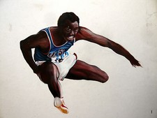 Athlète Noir Américain Belle