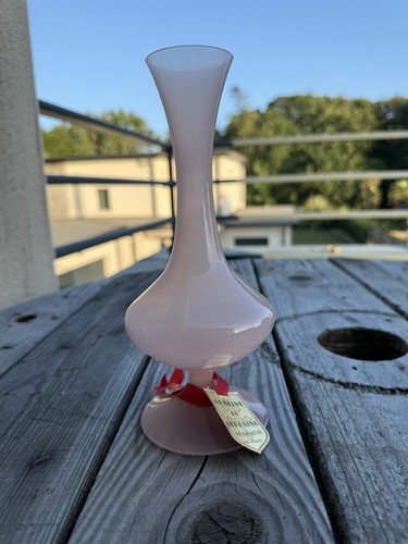 Vase soliflore vintage opaline - vase,