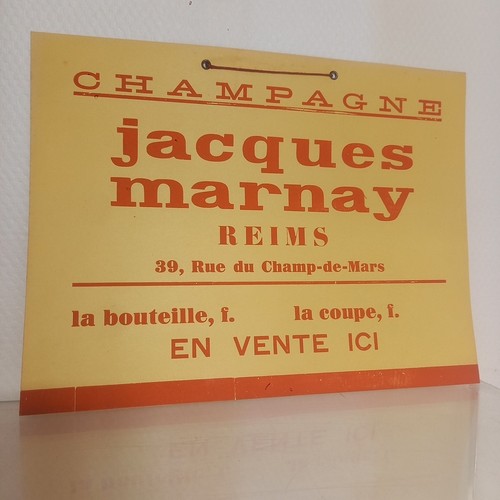 Champagne jacques marnay reims - champagne,