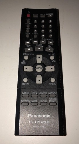 Panasonic dvd player remote - dvd,