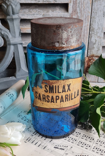 Ancien pot bocal verre - bocal, a