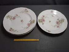 ancienne assiette plat creux porcelaine deco fleurs french antique plate