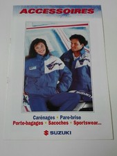 Suzuki Accessoires 1992 Prospectus Catalogue Brochure Moto