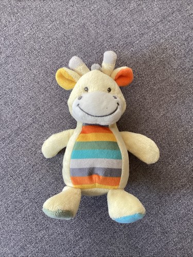 Doudou peluche girafe jaune - o/,