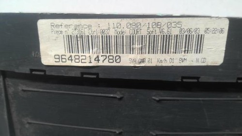 Compteur peugeot 406 phase - 406,