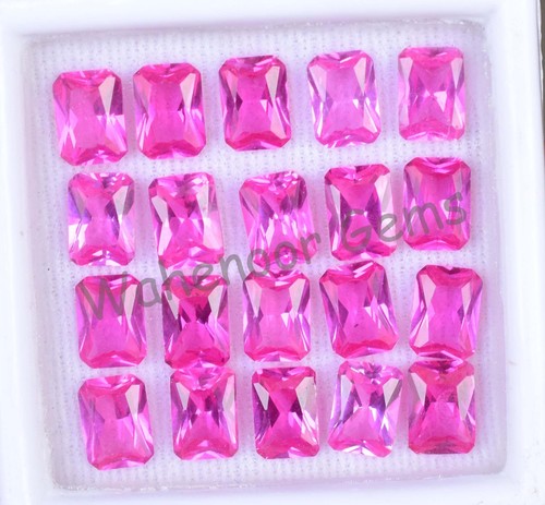 Pièces naturel mogok rose - 20,