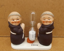 Sablier moine en faience Gobel