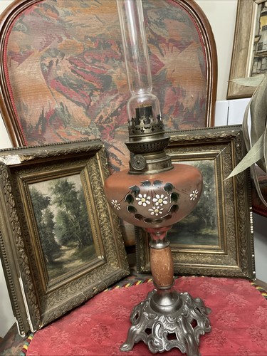 Ancienne lampe pétrole - lampe,