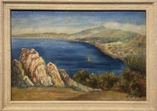 Tableau Peinture Cadre 20è