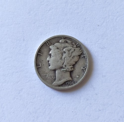 Monnaie one dime mercury - dime, 1936